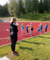Iina-Eerikan opissa turbokeihäänheittoa.